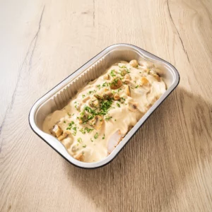Kalkoenfilet in champignonsaus