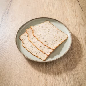Kippewit met tuinkruiden