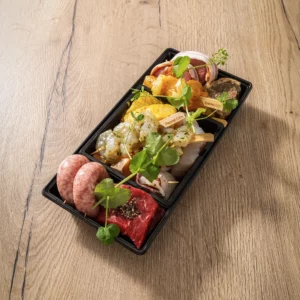 Teppan yaki vlees-vis