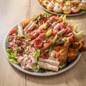 Vlees-vis buffet